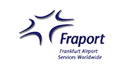 Logo of Fraport AG, an airport partner of GMR Group.